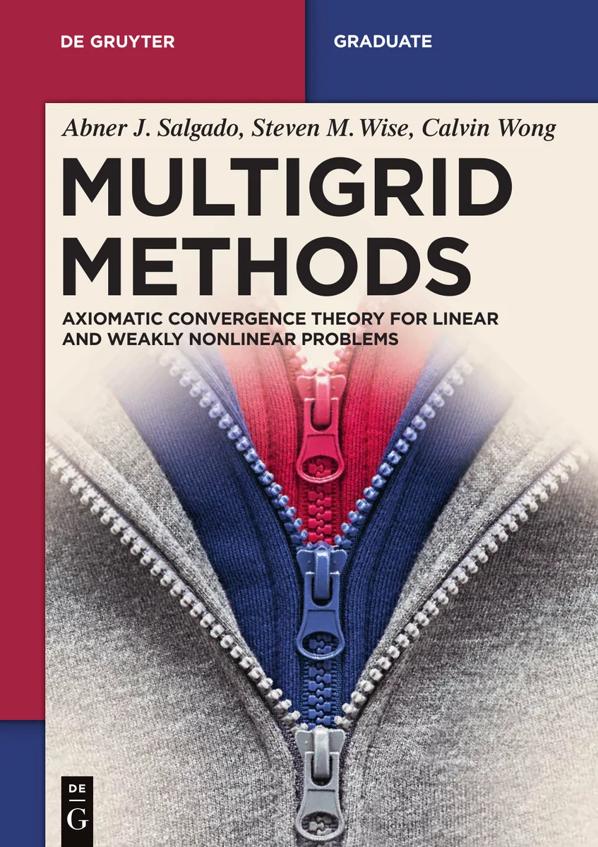 Full front cover of Multigrid Methods, including the red and blue binding
